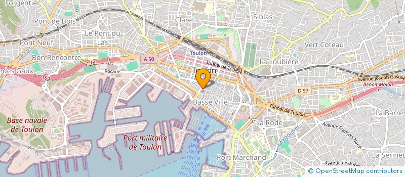 localisation de l'entreprise MONSIEUR THOMAS RAULT  TOULON