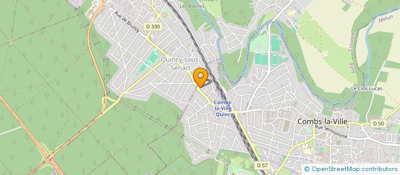 localisation de l'entreprise MONSIEUR THOMAS RAULT  COMBS-LA-VILLE