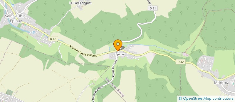 localisation de l'entreprise MONSIEUR THOMAS RAVIN  SAINT-AUBIN-EPINAY