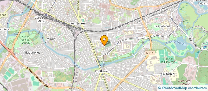 localisation de l'entreprise MONSIEUR THOMAS RAYMOND  LE MANS