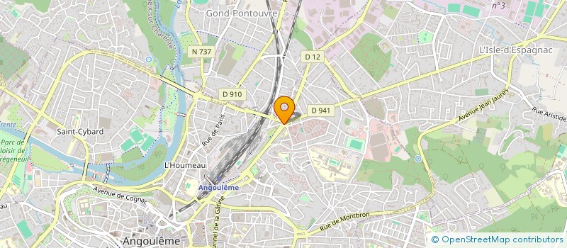 localisation de l'entreprise MONSIEUR THOMAS RAYNAUD à ANGOULEME