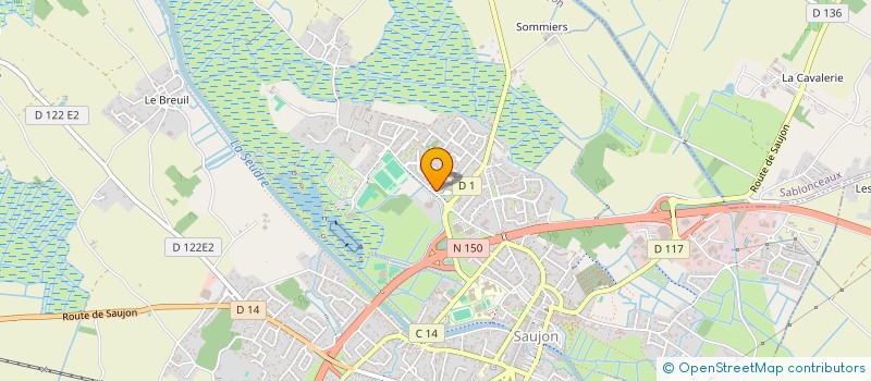 localisation de l'entreprise MONSIEUR THOMAS RAZZANO  SAUJON