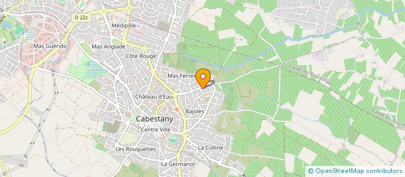 localisation de l'entreprise MONSIEUR THOMAS REBOURS  CABESTANY