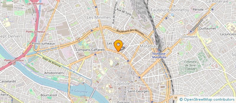 localisation de l'entreprise MONSIEUR THOMAS RECEVEUR  TOULOUSE