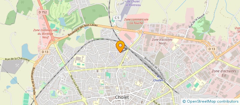 localisation de l'entreprise MONSIEUR THOMAS RECHARD à CHOLET