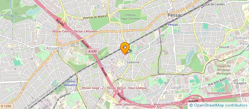 localisation de l'entreprise MONSIEUR THOMAS RECHARD  PESSAC