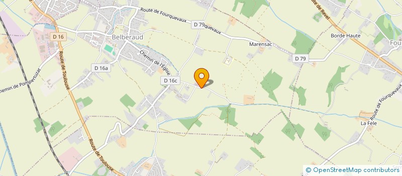 localisation de l'entreprise MONSIEUR THOMAS RECOCHE  BELBERAUD