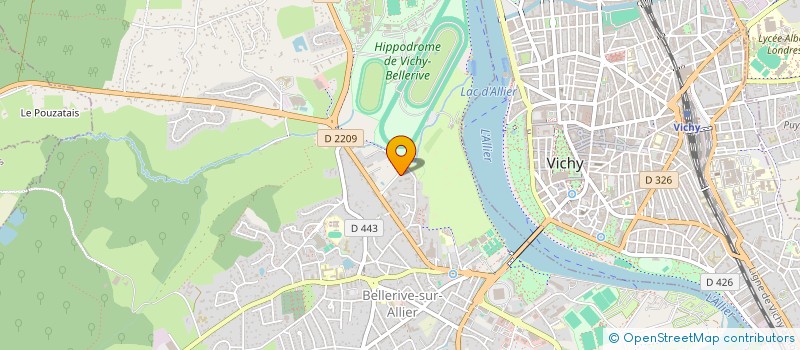 localisation de l'entreprise MONSIEUR THOMAS REGENT  BELLERIVE-SUR-ALLIER