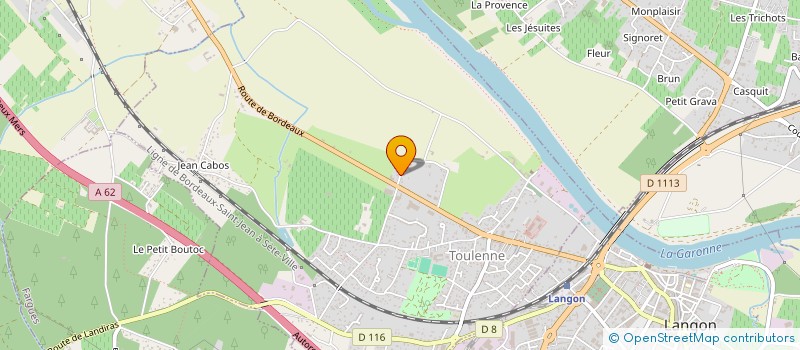 localisation de l'entreprise MONSIEUR THOMAS REGLAT  TOULENNE