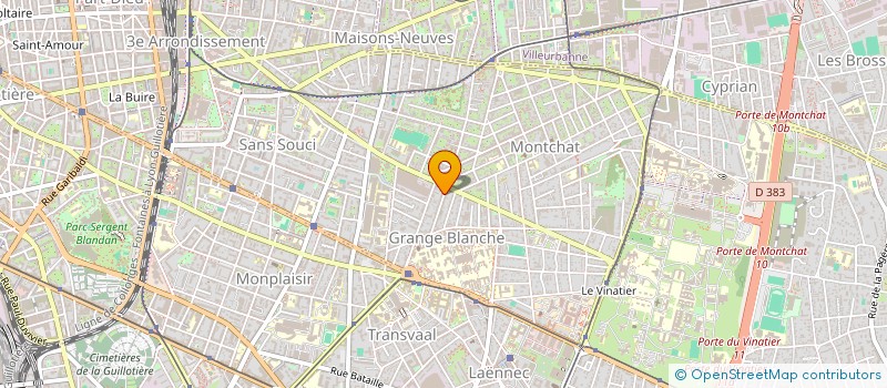 localisation de l'entreprise MONSIEUR THOMAS REGNAULT  LYON