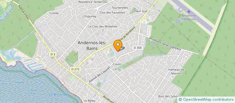 localisation de l'entreprise MONSIEUR THOMAS REINAULD  ANDERNOS-LES-BAINS