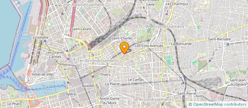 localisation de l'entreprise MONSIEUR THOMAS RELLIN à MARSEILLE