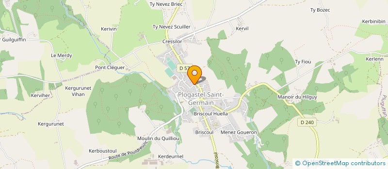 localisation de l'entreprise MONSIEUR THOMAS REMAUD  PLOGASTEL-SAINT-GERMAIN