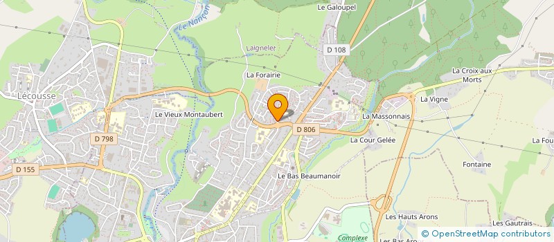 localisation de l'entreprise MONSIEUR THOMAS RENARD  FOUGERES