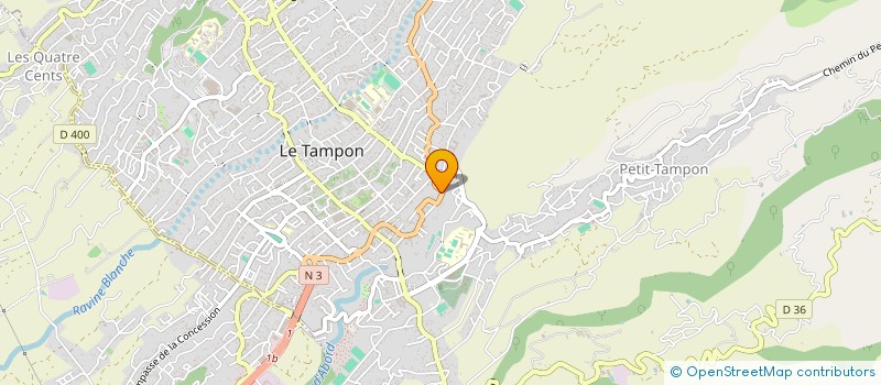 localisation de l'entreprise MONSIEUR THOMAS RENAUD CADET à LE TAMPON