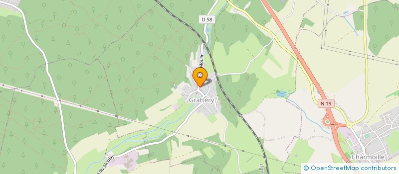 localisation de l'entreprise MONSIEUR THOMAS RENAUDIN  GRATTERY