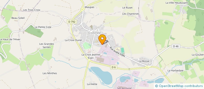 localisation de l'entreprise MONSIEUR THOMAS RENAULT à LE MENE