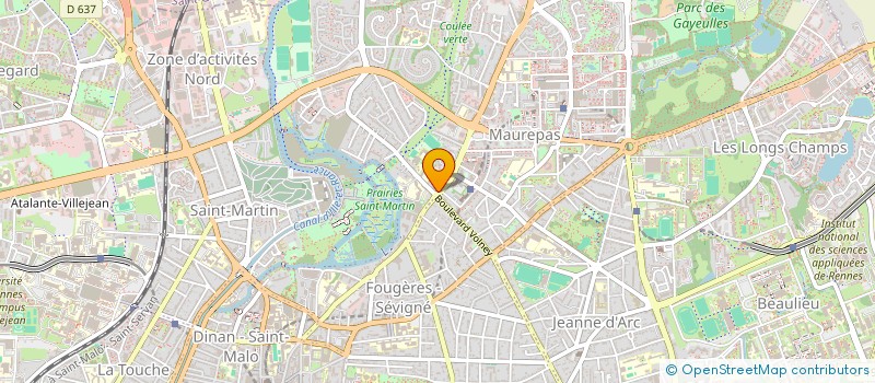 localisation de l'entreprise MONSIEUR THOMAS RENOU  RENNES