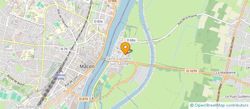 localisation de l'entreprise MONSIEUR THOMAS RETY  SAINT-LAURENT-SUR-SAONE