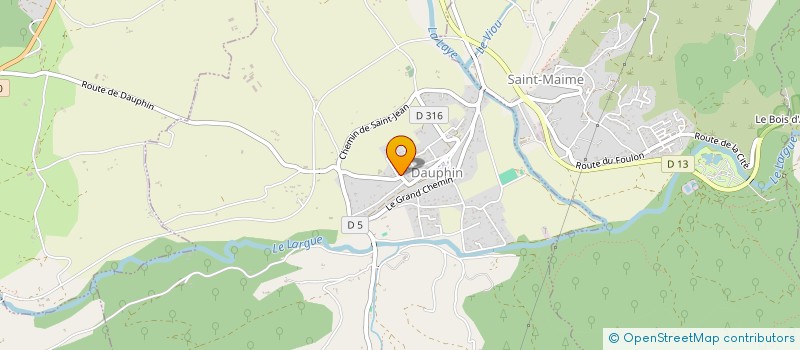 localisation de l'entreprise MONSIEUR THOMAS REY  DAUPHIN