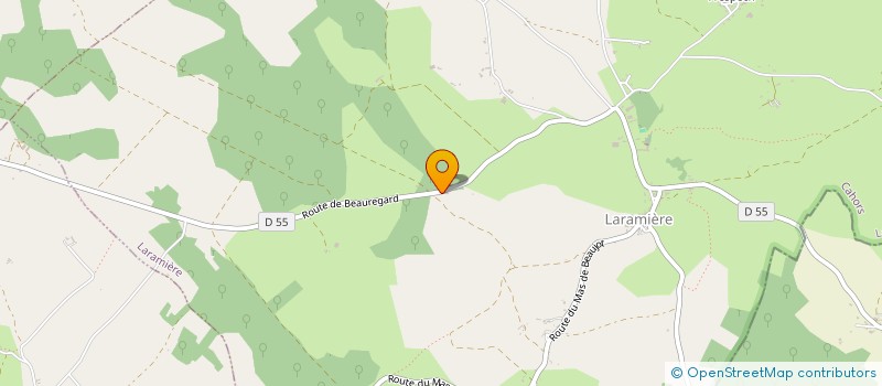 localisation de l'entreprise MONSIEUR THOMAS REYGNIER  LARAMIERE