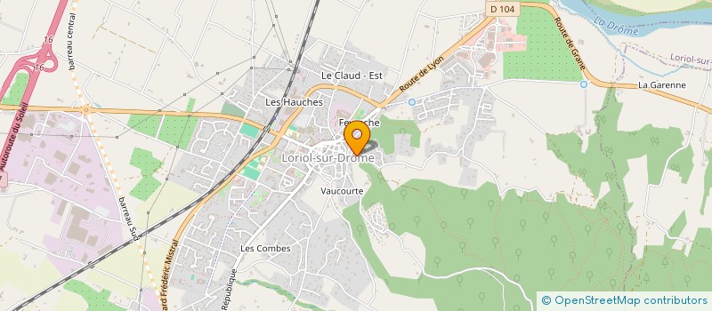 localisation de l'entreprise MONSIEUR THOMAS RIBET  LORIOL-SUR-DROME