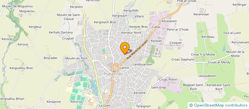 localisation de l'entreprise MONSIEUR THOMAS RIBEZZO  PLABENNEC