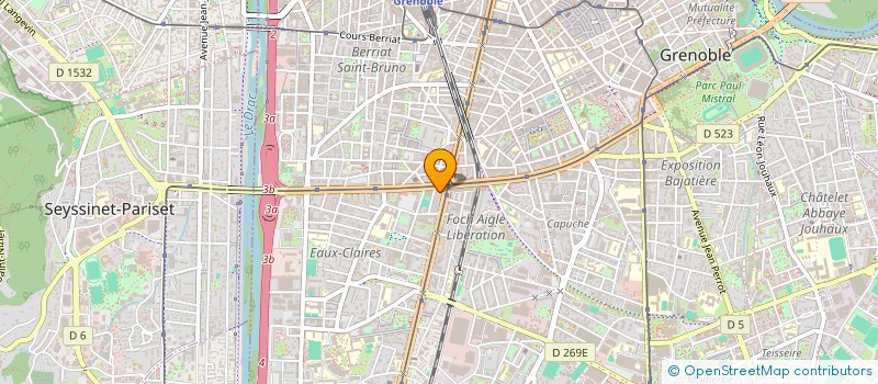 localisation de l'entreprise MONSIEUR THOMAS RICCIO à GRENOBLE