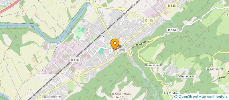 localisation de l'entreprise MONSIEUR THOMAS RICHARD  DOMENE