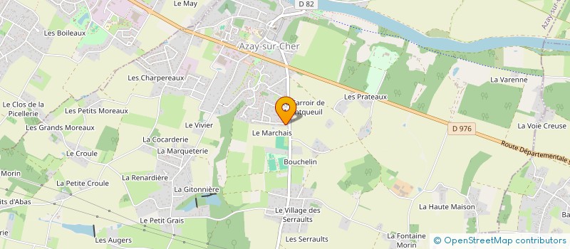 localisation de l'entreprise MONSIEUR THOMAS RICHARD  AZAY-SUR-CHER