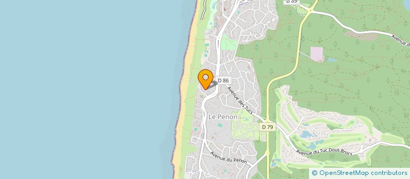 localisation de l'entreprise MONSIEUR THOMAS RICHER  SEIGNOSSE