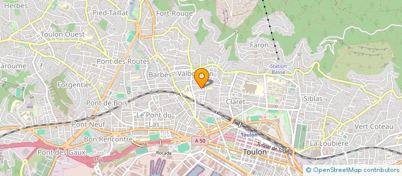 localisation de l'entreprise MONSIEUR THOMAS RICIMELLO  TOULON