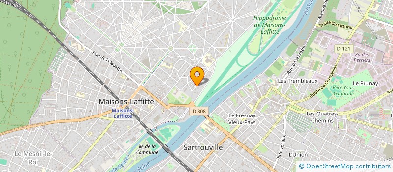 localisation de l'entreprise MONSIEUR THOMAS RICOUARD à MAISONS-LAFFITTE