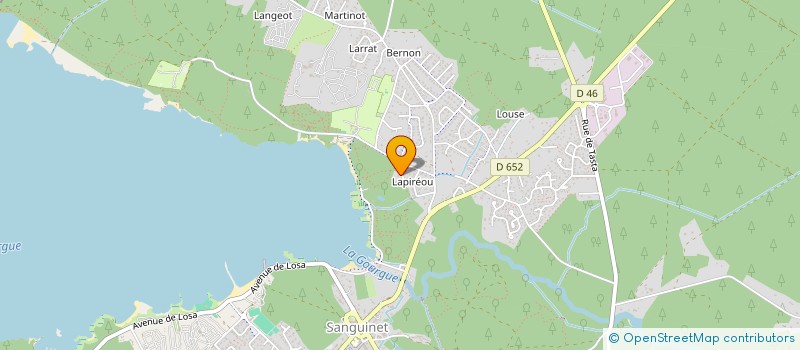 localisation de l'entreprise MONSIEUR THOMAS RIEHL  SANGUINET