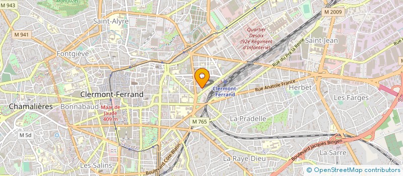 localisation de l'entreprise MONSIEUR THOMAS RIEUTORT  CLERMONT-FERRAND