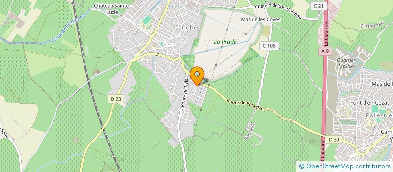 localisation de l'entreprise MONSIEUR THOMAS RIGAU  CANOHES