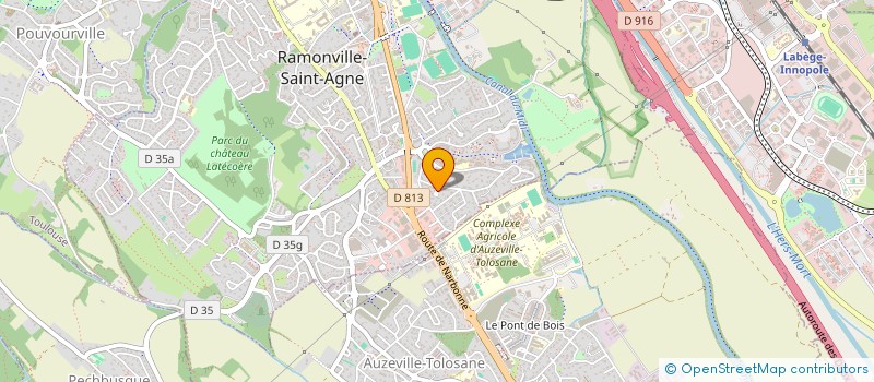localisation de l'entreprise MONSIEUR THOMAS RIGAUT à RAMONVILLE-SAINT-AGNE