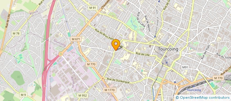 localisation de l'entreprise MONSIEUR THOMAS RIGBOURG  TOURCOING