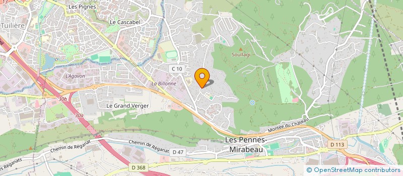 localisation de l'entreprise MONSIEUR THOMAS RIGOLINI à LES PENNES-MIRABEAU