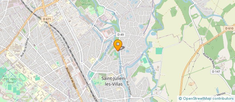 localisation de l'entreprise MONSIEUR THOMAS RINALDI  SAINT-JULIEN-LES-VILLAS