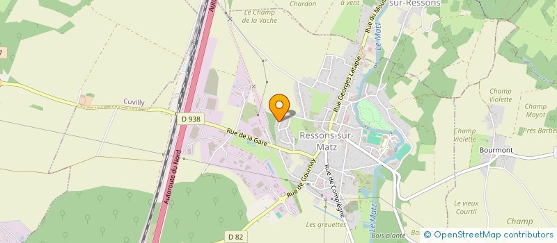 localisation de l'entreprise MONSIEUR THOMAS RIO  RESSONS-SUR-MATZ