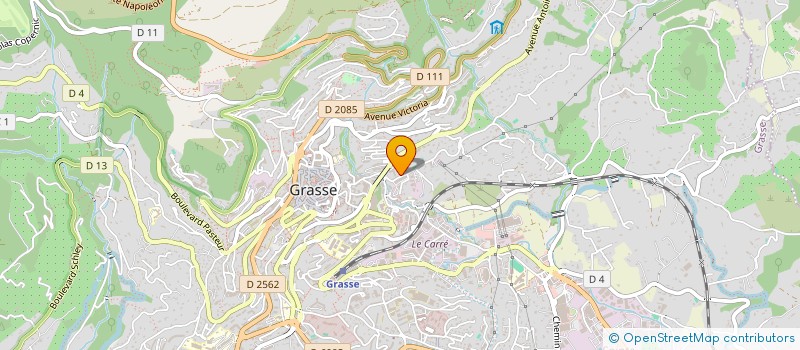localisation de l'entreprise MONSIEUR THOMAS RIOU à GRASSE