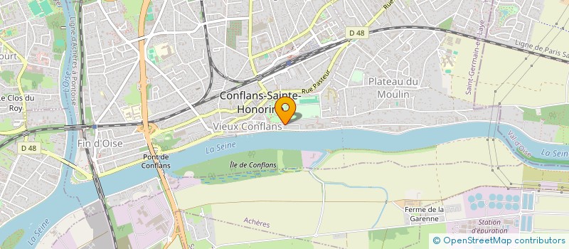 localisation de l'entreprise MONSIEUR THOMAS RIQUET  CONFLANS-SAINTE-HONORINE