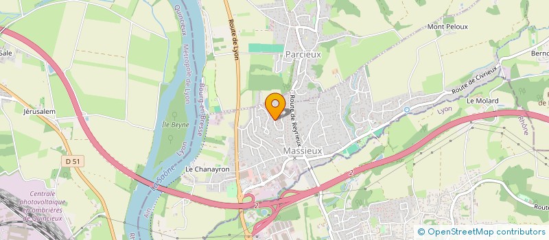 localisation de l'entreprise MONSIEUR THOMAS RIVAS  MASSIEUX