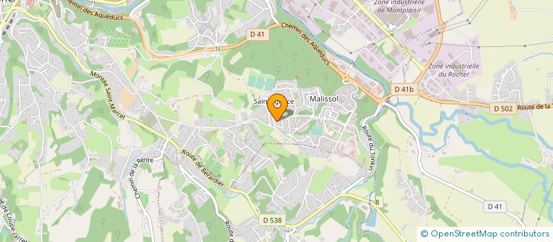 localisation de l'entreprise MONSIEUR THOMAS RIVET  VIENNE