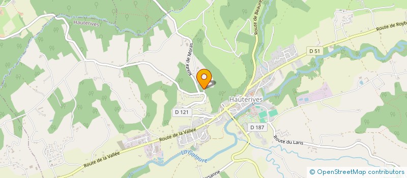 localisation de l'entreprise MONSIEUR THOMAS RIVOLLET à HAUTERIVES