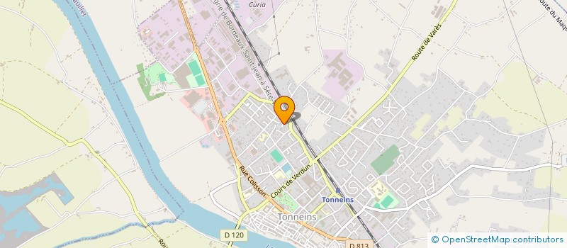 localisation de l'entreprise MONSIEUR THOMAS RIVOLTELLA  TONNEINS