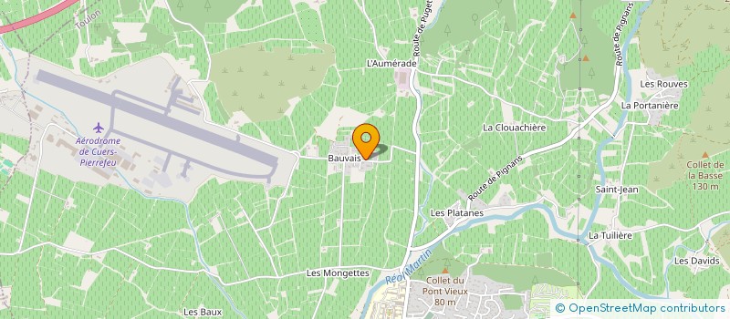 localisation de l'entreprise MONSIEUR THOMAS RIZZO  PIERREFEU-DU-VAR