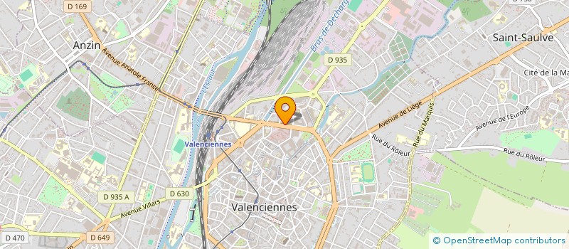 localisation de l'entreprise MONSIEUR THOMAS ROBERT à VALENCIENNES