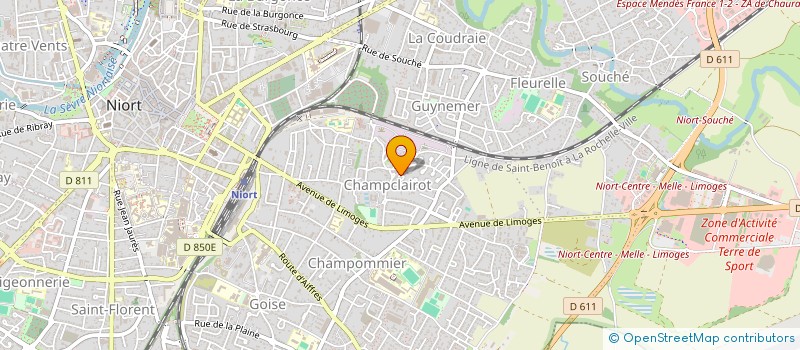 localisation de l'entreprise MONSIEUR THOMAS ROBIN à NIORT